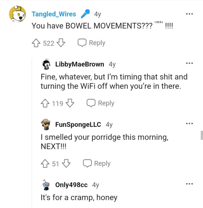 I Smelled Your Porridge This Morning