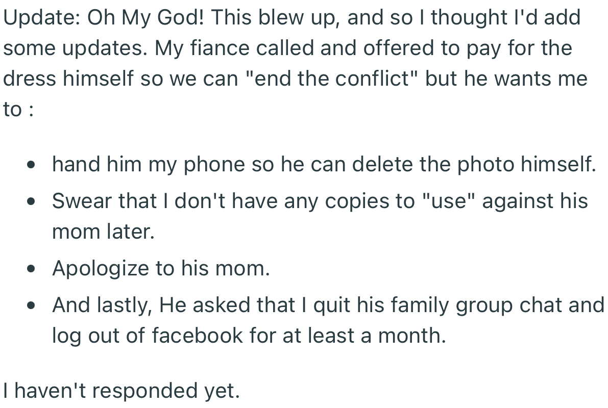 OP came back with an update