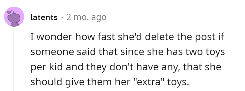 Plot twist: Toys for Tots becomes Toys for Talks! Let's see who's up for the challenge.