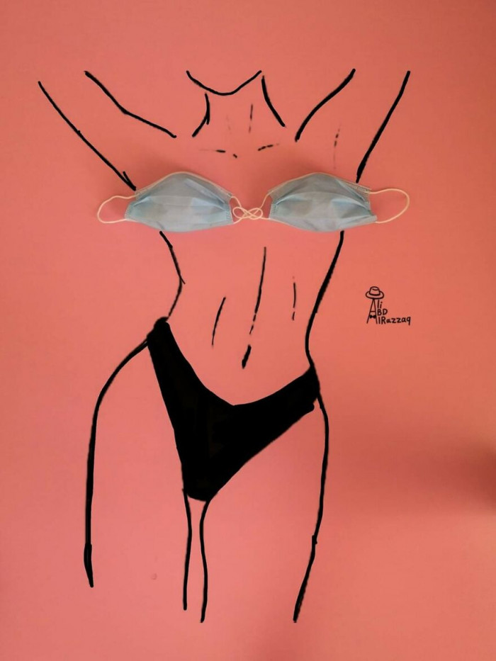 18. Way to go, face masks