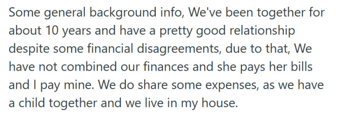 A decade together meant they knew each other well, but money had always been their sore spot.