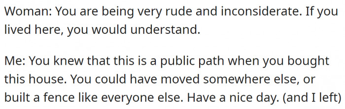 But that wasn't a friendly dialogue.