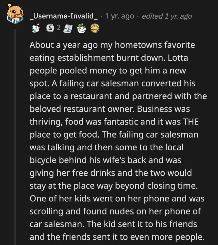 43. Another story that has a potential to be a Lifetime movie