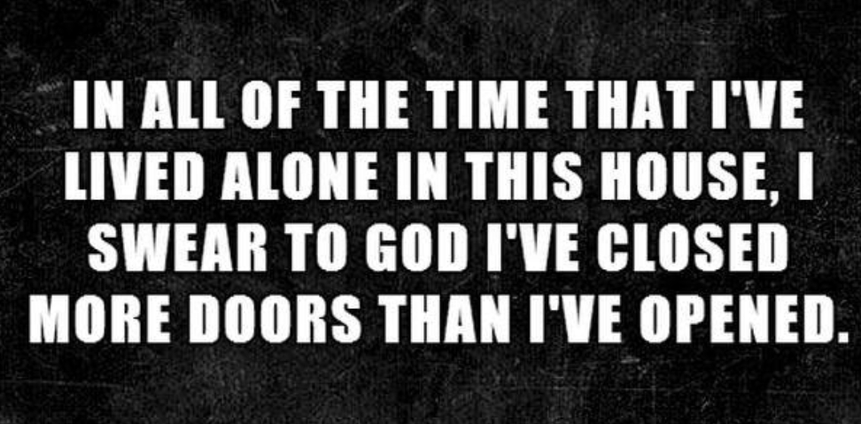 6. Closing more doors than you've opened