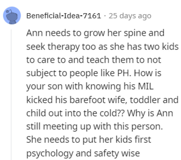 Ann needs to stand up for herself