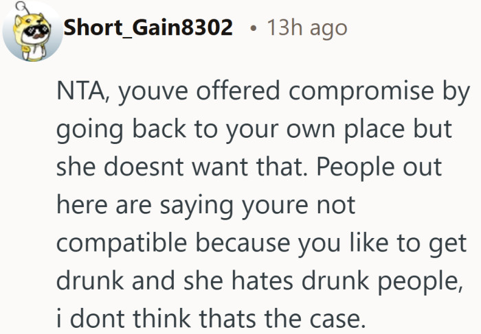 It pushes back on the idea that this one issue defines the whole relationship.