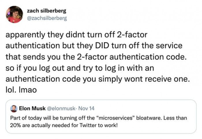 28. It makes perfect sense in Twitter terms.