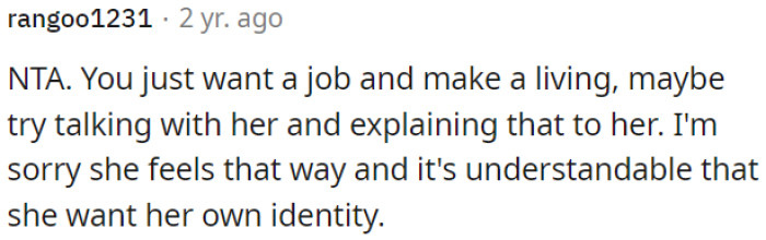 OP's needs are valid too.