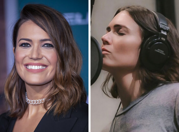 8. Mandy Moore Was Spotted by a Parcel Delivery Employee