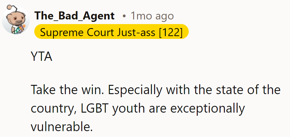 Take the win; it's not just a game, especially with the country's climate.