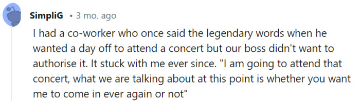 That co-worker sure hit the high note of office negotiations—