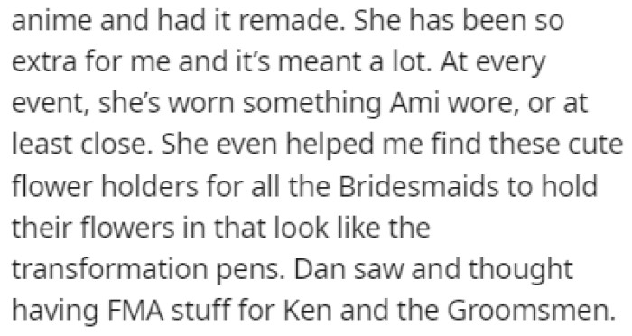 OP's Sister, Kylie, Doesn't Like Sailor Moon but She Still Went Above and Beyond for OP