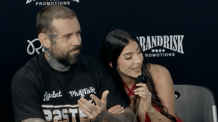 Adam22 and Lena sharing a lighthearted reunion amid online backlash.