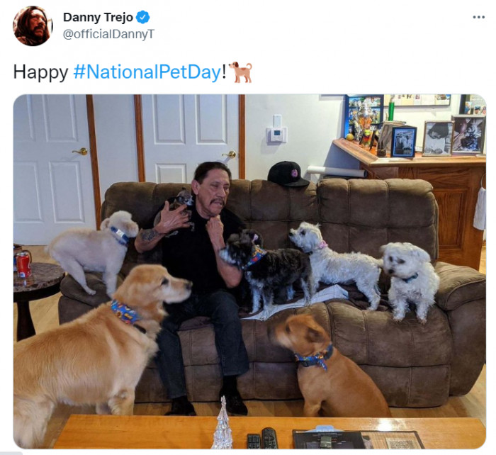 6. Danny and his loving company: