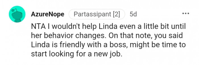 It might be time to start looking for a new job