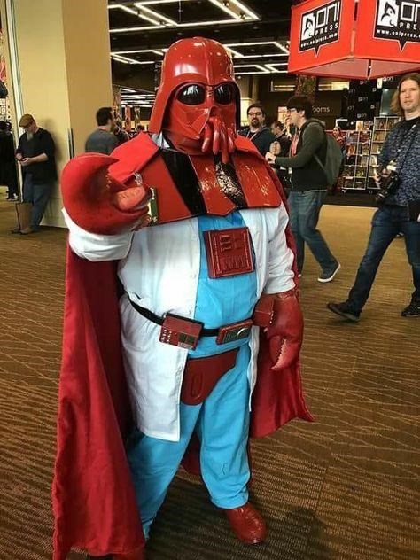When cosplayers take interdimensional mashups a little too seriously.
