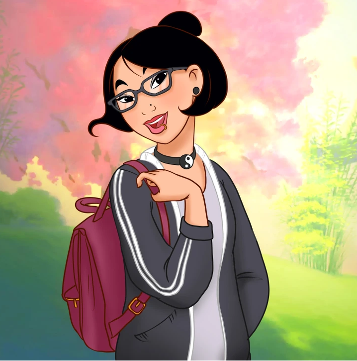 6. Introducing Mulan, the hipster of your school!