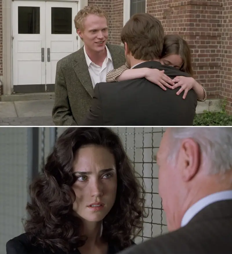 7. A Beautiful Mind, starring Paul Bettany (Vision/White Vision/J.A.R.V.I.S.), and Jennifer Connelly (She voiced Karen)