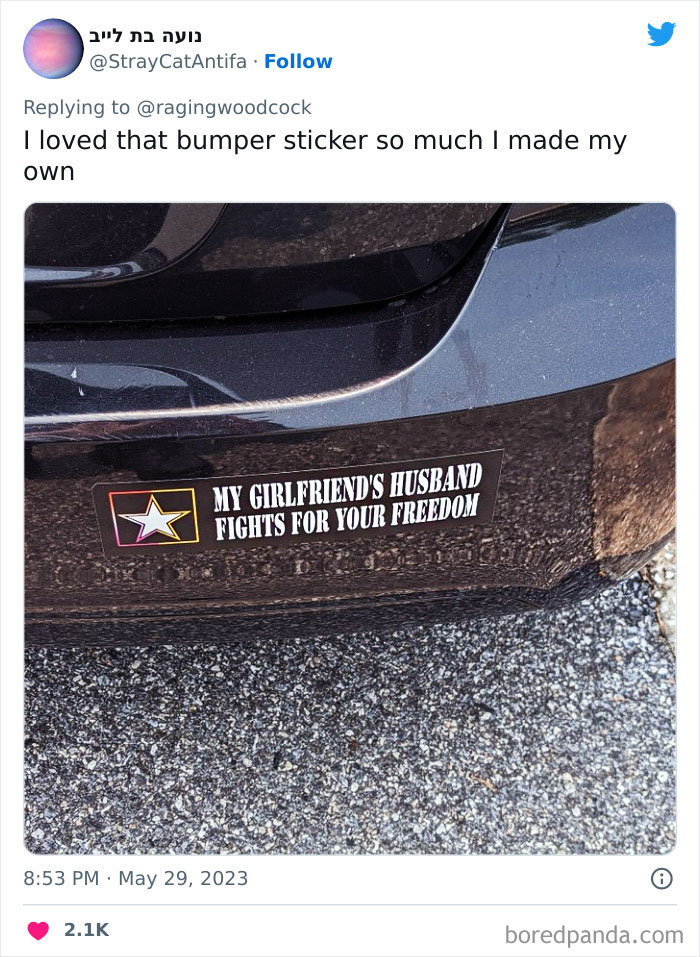 34. This Bumper Sticker