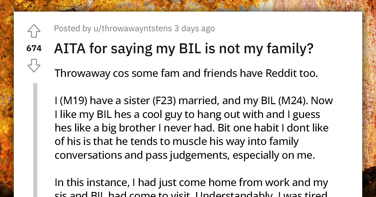 Redditor Gets Constant Criticism From Family About His Introverted Nature, Finally Snaps And Insults One Person He Did Not Want To Insult
