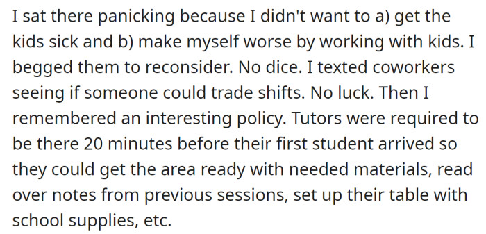 They tried to find their own replacement, but no luck: