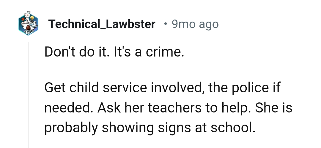 Getting child services involved