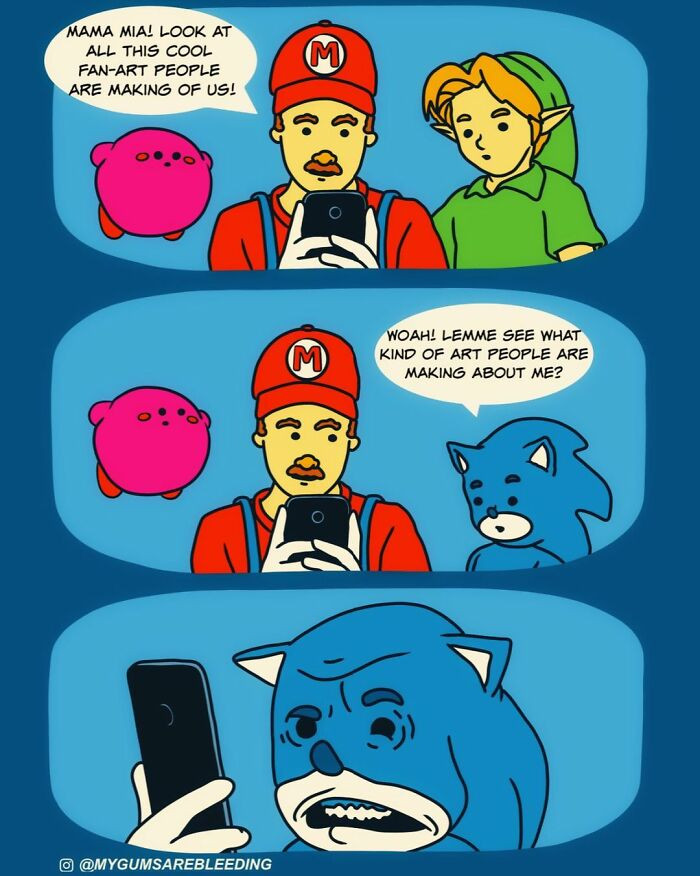 13. The facial expression