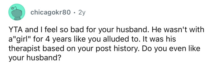 Do you even like your husband?