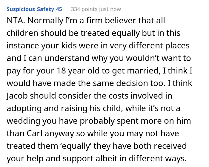 It's definitely well within Jacob's responsibility to make wise decisions, but it is concerning that he got married at 18.