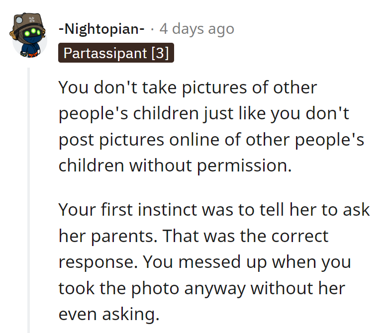 Snap judgment: nailed it, then lost focus! Lesson learned: no permissions, no pictures.