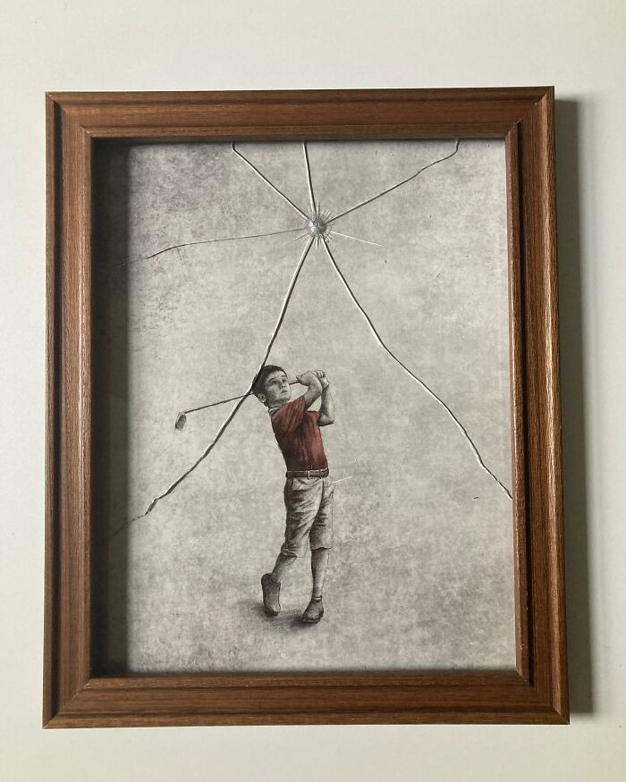 “Shattered” artwork reacting to “Firework,” featuring “The Cut” theme.