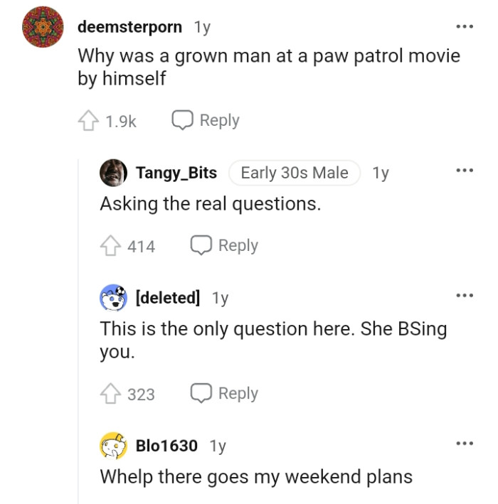 And as usual, Redditors respond as the post received more than 200 comments