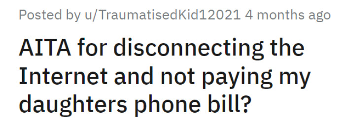 Here's the situation: