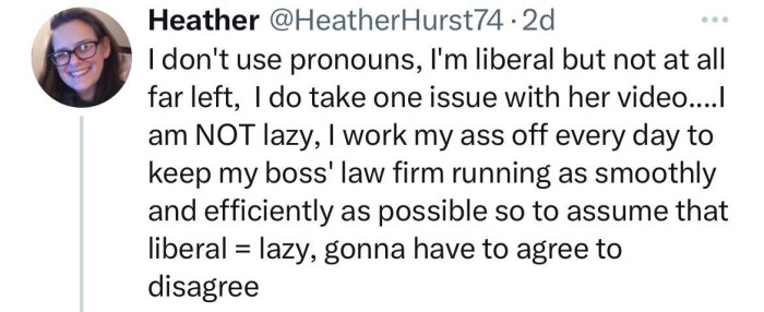 10. What do liberals say?