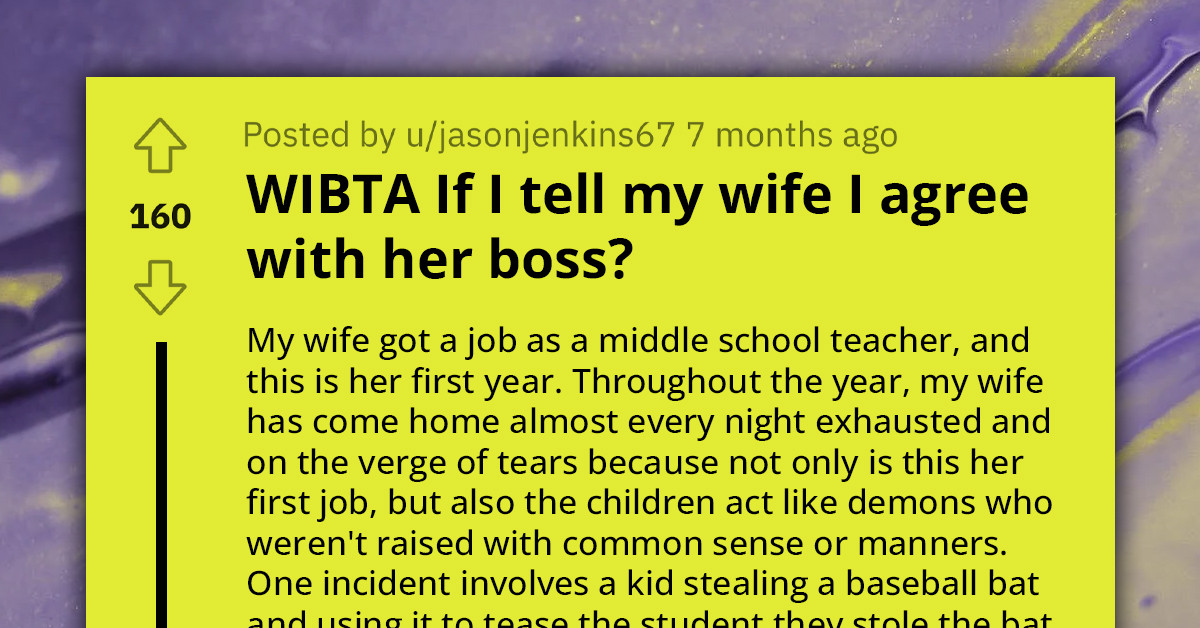 Redditor Shares Wife's Challenging First Year As A Middle School Teacher