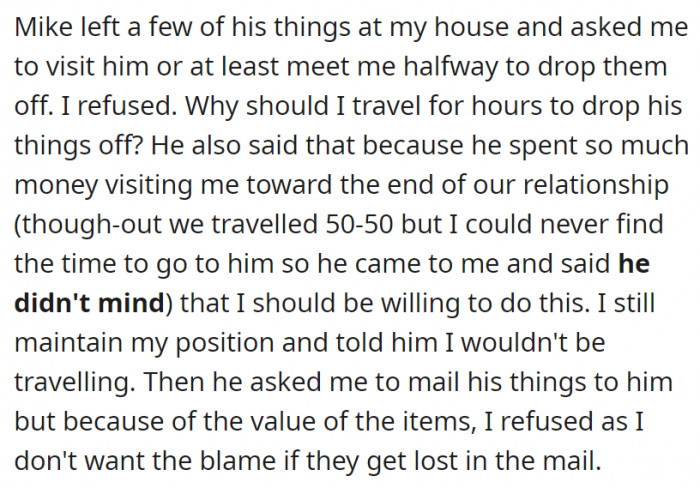 Okay, so far, we are weighing the situation on what must really be the case.