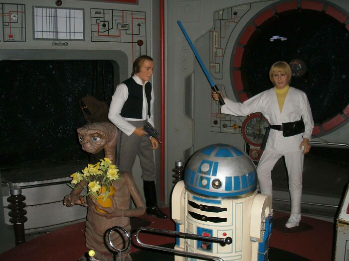 "This Star Wars Scene In A Spanish Wax Museum"