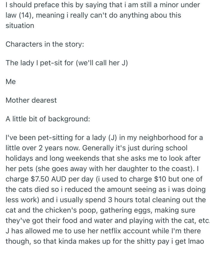 A little bit of background