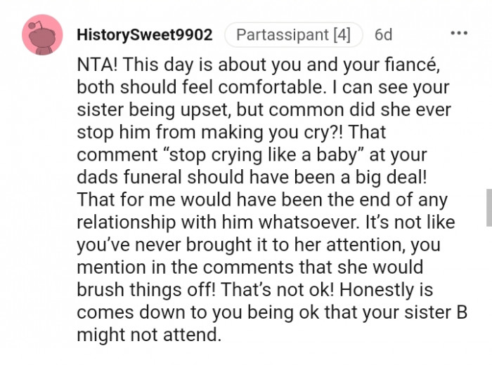 For this Redditor, that would have been the end of the relationship with him altogether.