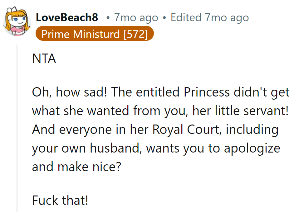 Sorry, the castle's closed for servitude!