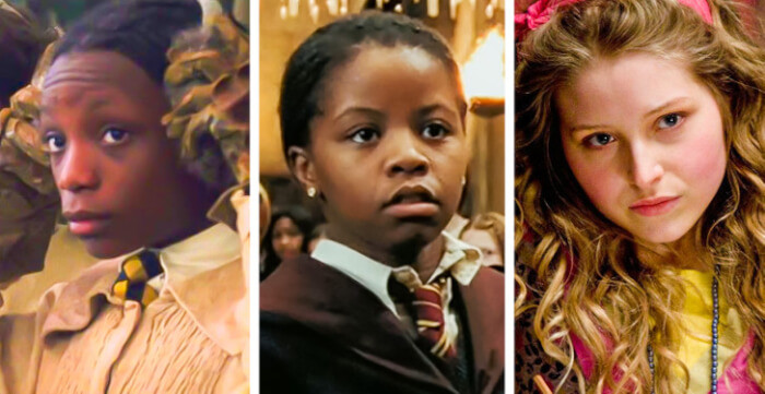 2. Lavender Brown was present in the background of the first three 