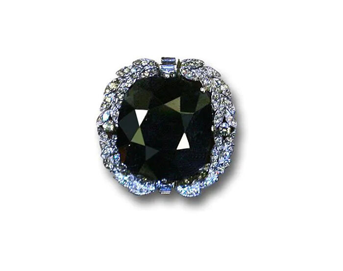 The Black Orlov Diamond Necklace (67.50-Carat Black Diamond)
