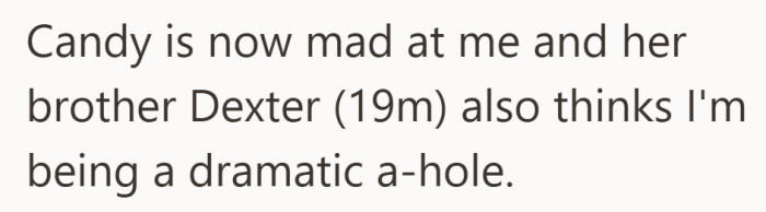 Instead of relief, she found herself caught between two frustrated teens.
