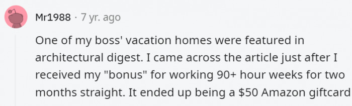 27. Aren't stingy bonuses just freaking great?