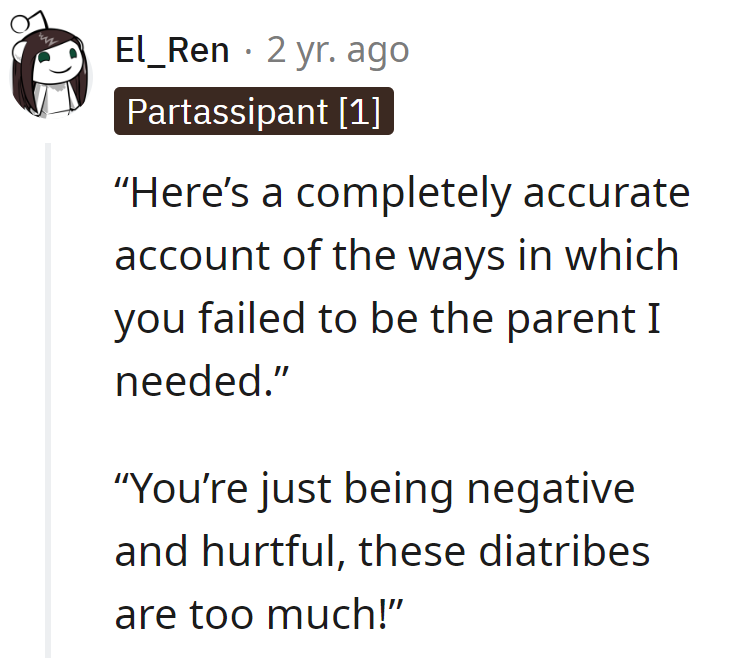 Consider it a Yelp review for parenting. Five stars for inaccuracy, though.