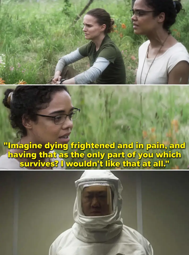 18. Annihilation, starring Natalie Portman (Jane Foster), Tessa Thompson (Valkyrie), and Benedict Wong (Wong)