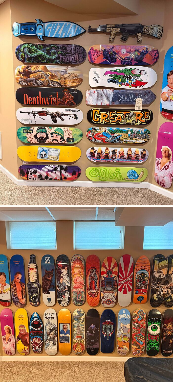 1. My Collection Of Skate Decks For Wall Art