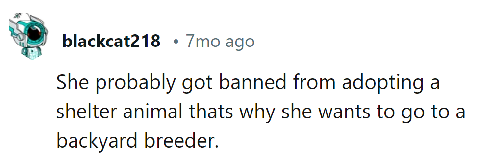 She's on the 'no-fly list' for shelters.