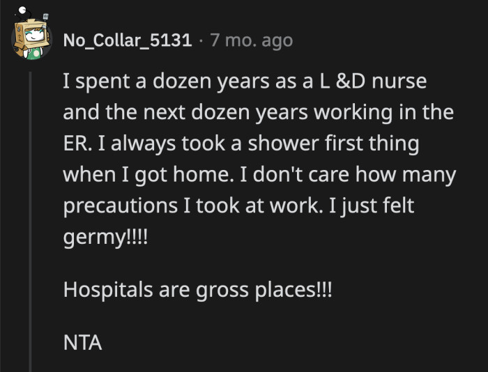 Hospital precautions are great, but some feel they aren't enough to protect their health as well as their loved ones