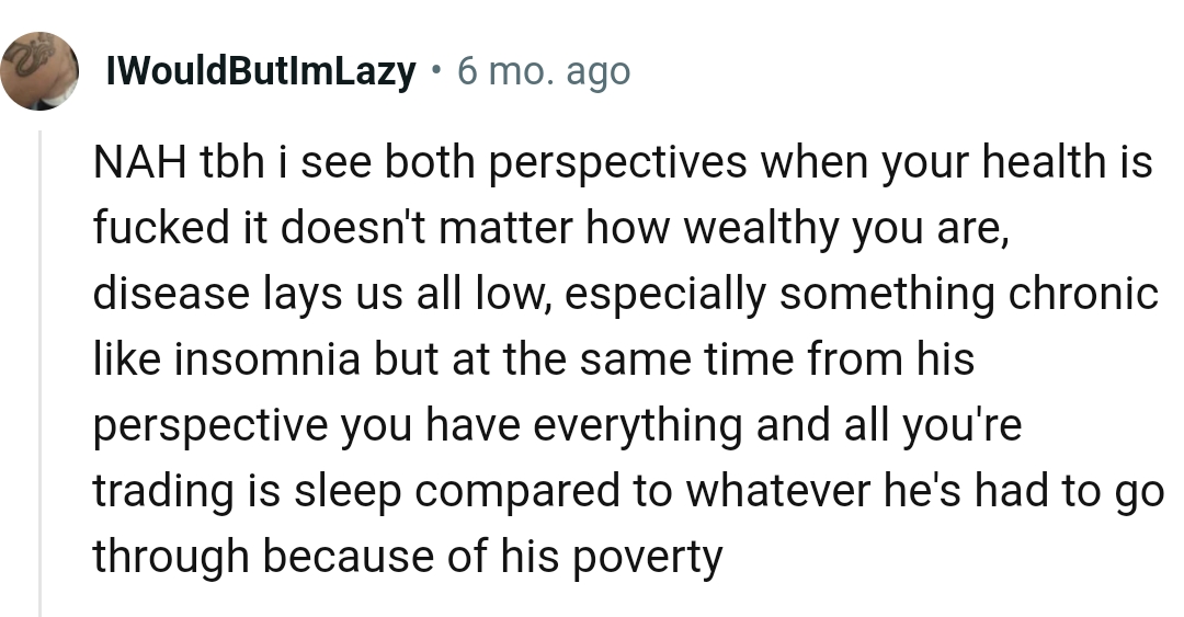 Look at it from both perspectives